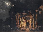 Joseph wright of derby An Iron Forge Viewed from Without china oil painting reproduction